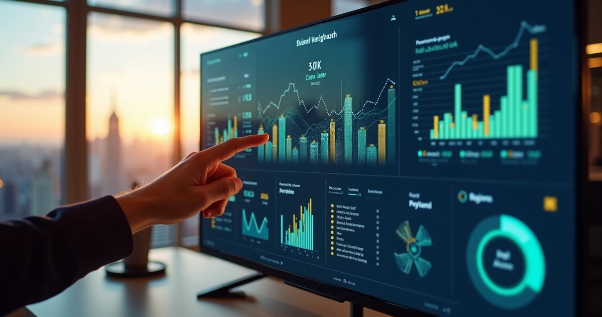 Painel com visão consolidada matriz e filiais 