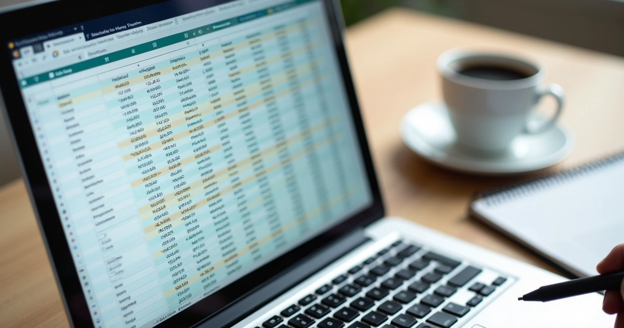 Planilha exibindo matriz de pontos para critérios de leads 