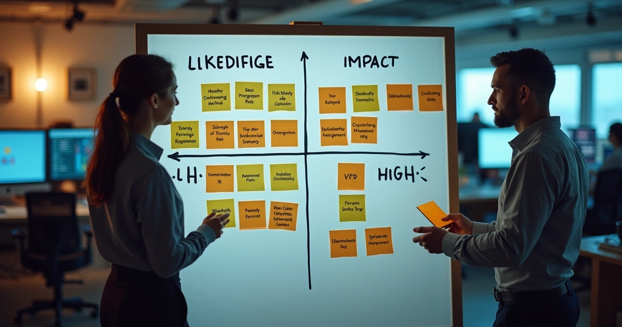 Matriz de risco para avaliação de fornecedores 
