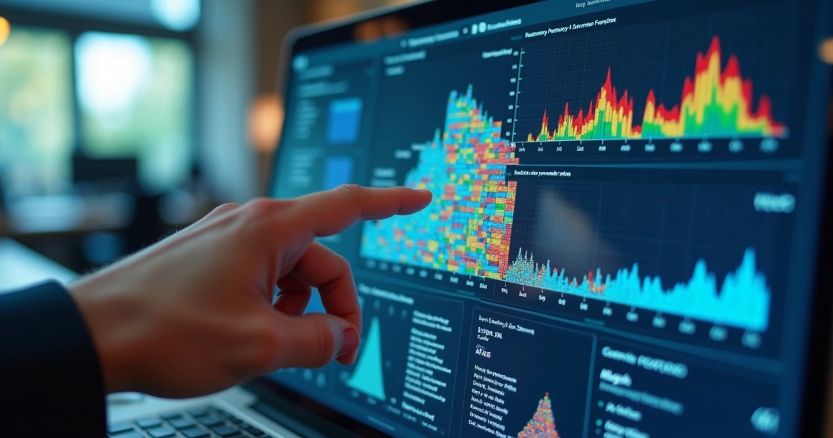 Matriz de segmentação RFV com clusters de clientes destacados por recência, frequência e valor em gráficos coloridos e detalhados 