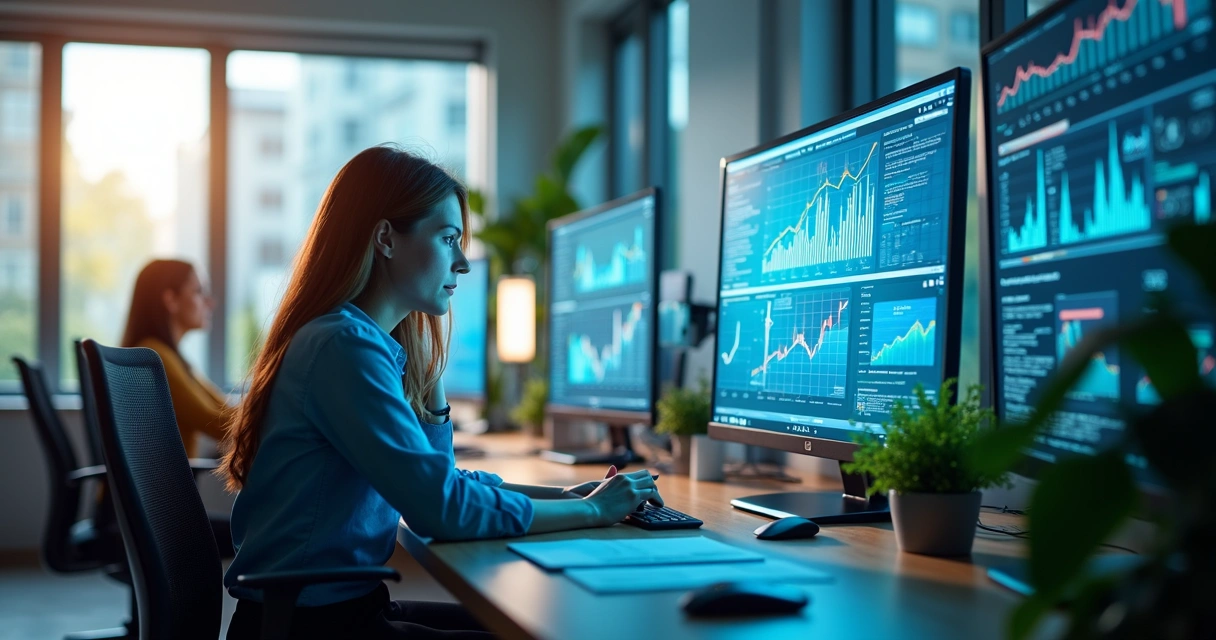Pequena empresa crescendo com apoio de soluções de IA e automação 