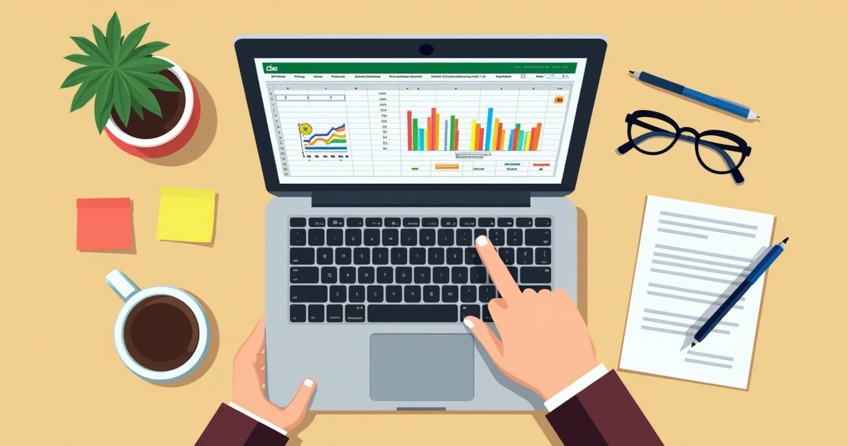 Planilha mostrando cálculo de média de desempenho