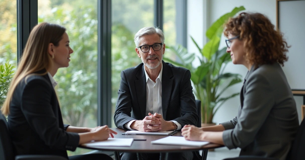 Conversa mediada entre colegas em ambiente de trabalho