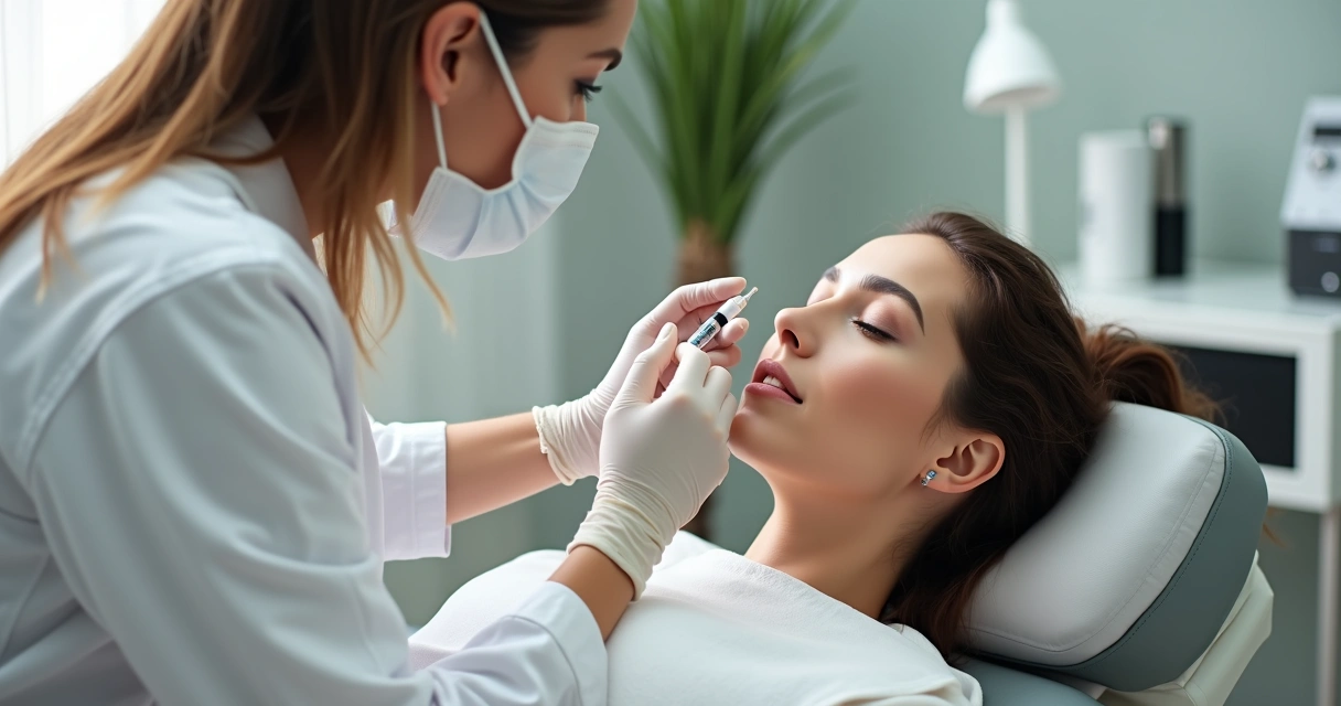 Aplicação de técnicas de harmonização facial em clínica elegante de Salvador 