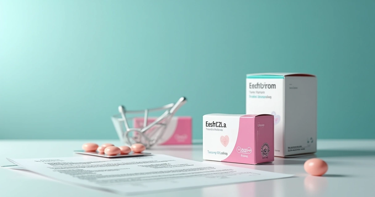 Caixas de medicamentos genéricos para disfunção erétil e uma receita médica ao lado 