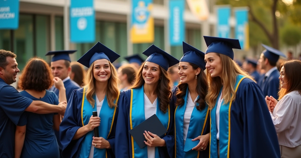 Jovens médicas formadas com diploma de medicina 