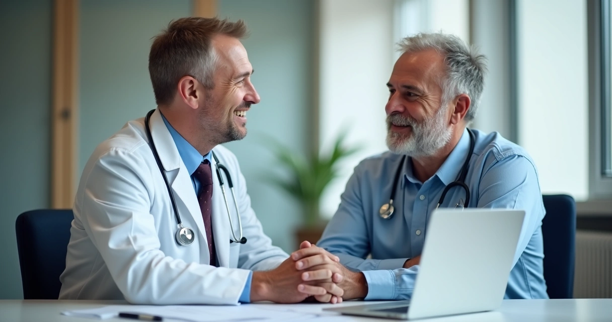 Consulta médica após cirurgia de prótese peniana 