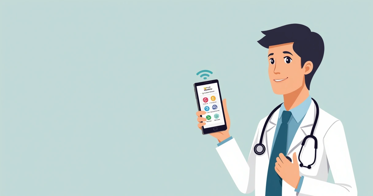 Médico veterinário segurando celular com aplicativo Anestesia Animal aberto na tela 