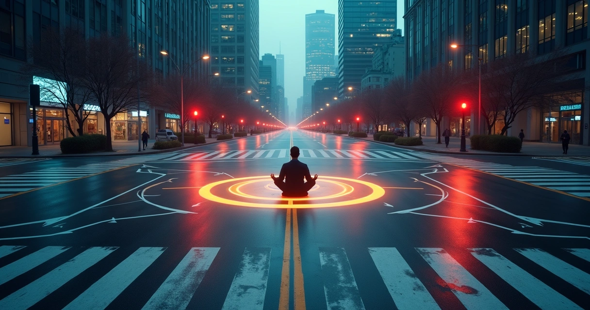 Como a meditação pode influenciar a tomada de decisão em crises