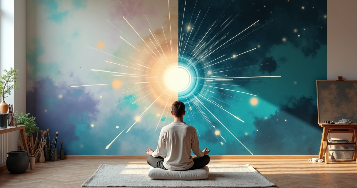 A diferença entre foco difuso e foco profundo na meditação