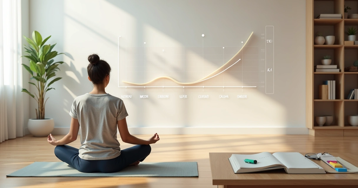 Como medir o impacto da meditação na rotina da semana