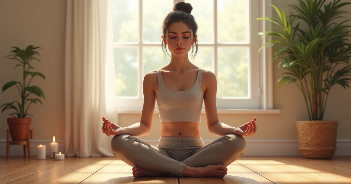 Persona meditando con expresión de autocrítica en un ambiente tranquilo 