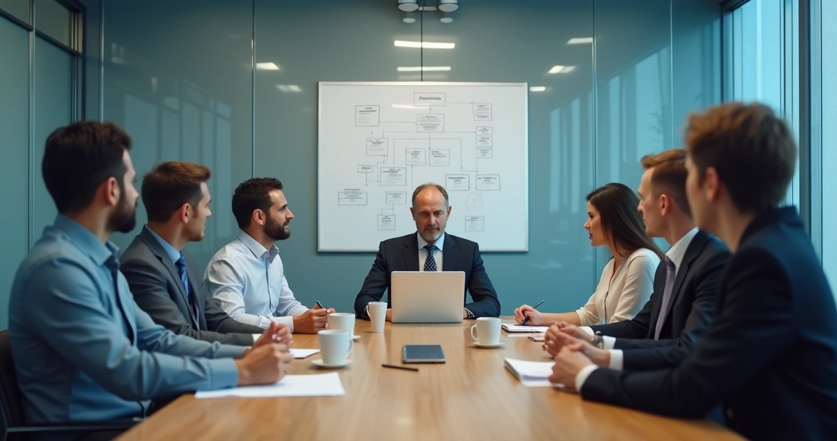 Team meeting with one voice ignored at the table 