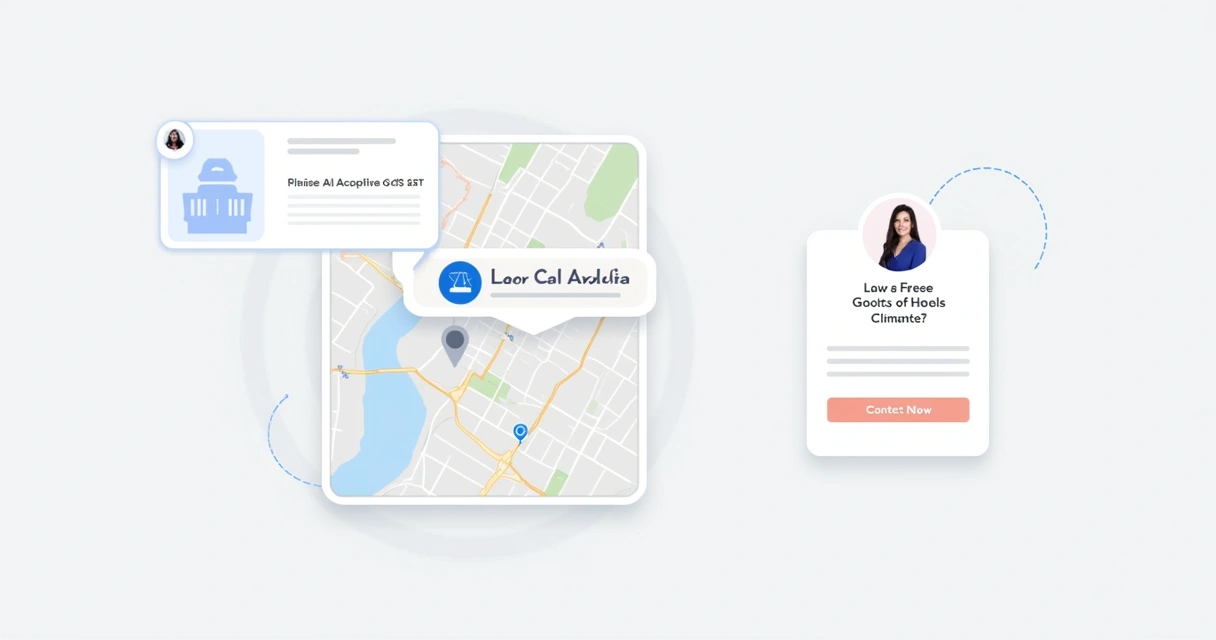 Mensagem de cliente para escritório de advocacia no Google Maps 