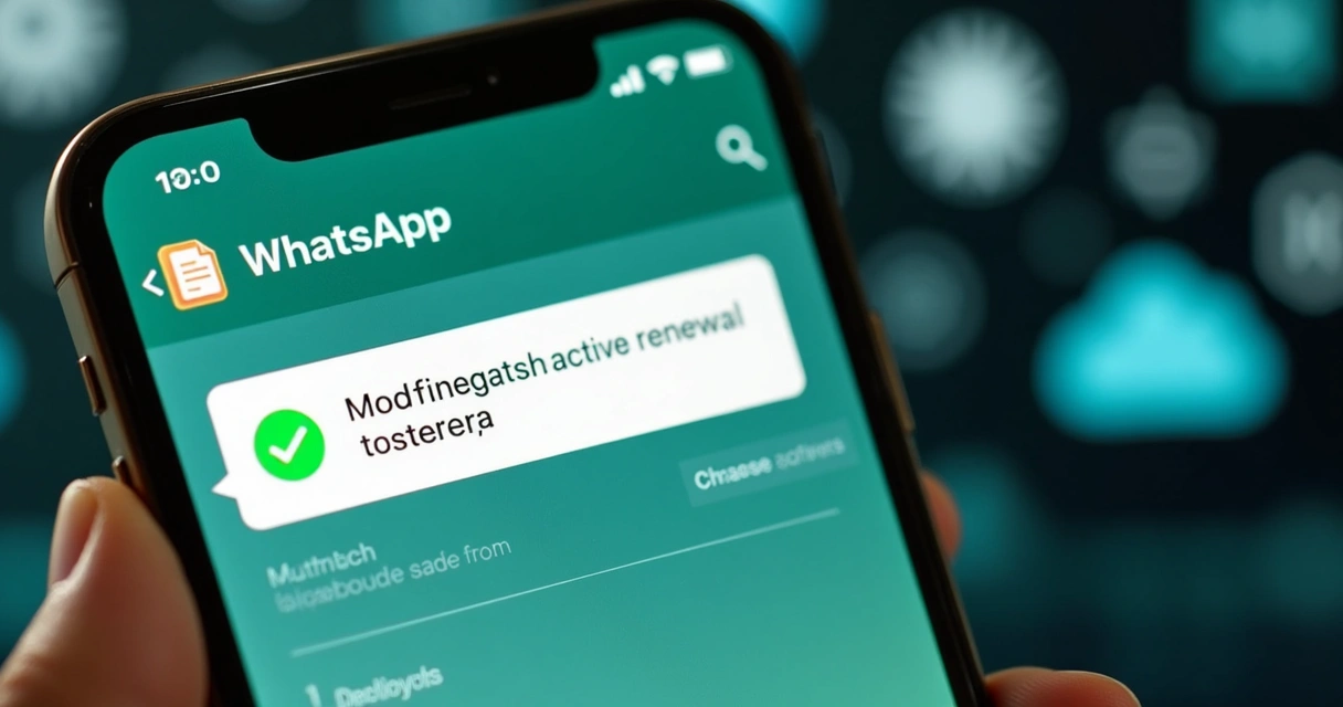 Mensagem automática sobre renovação de seguro no WhatsApp 