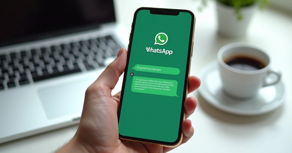 Exemplo de mensagem de cobrança personalizada no WhatsApp 