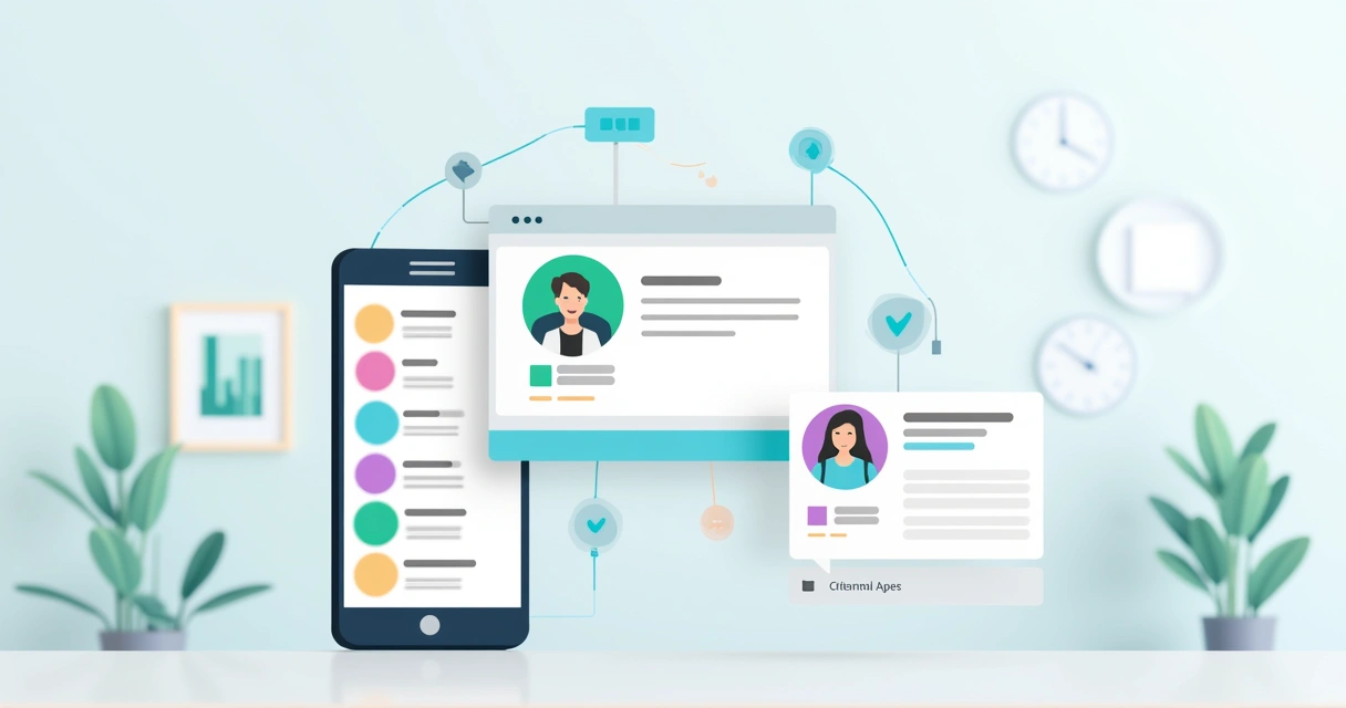 Mensagem personalizada de CRM enviada por WhatsApp 