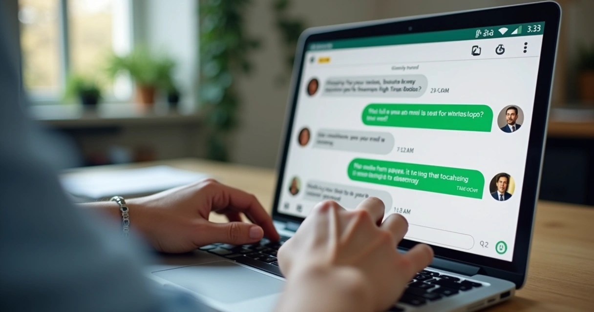 Mensagem personalizada de empresa para cliente no WhatsApp