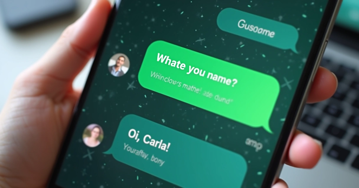 Mensagem personalizada com nome do cliente no WhatsApp