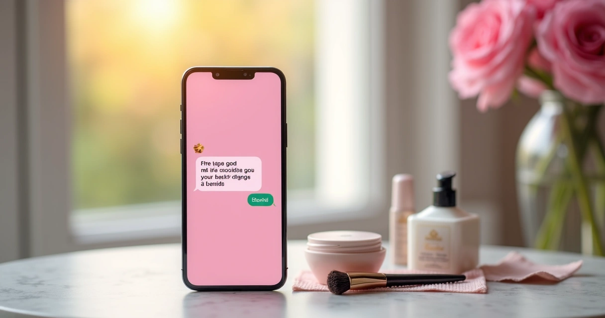 Mensagem de pós-atendimento enviada por WhatsApp após serviço de estética