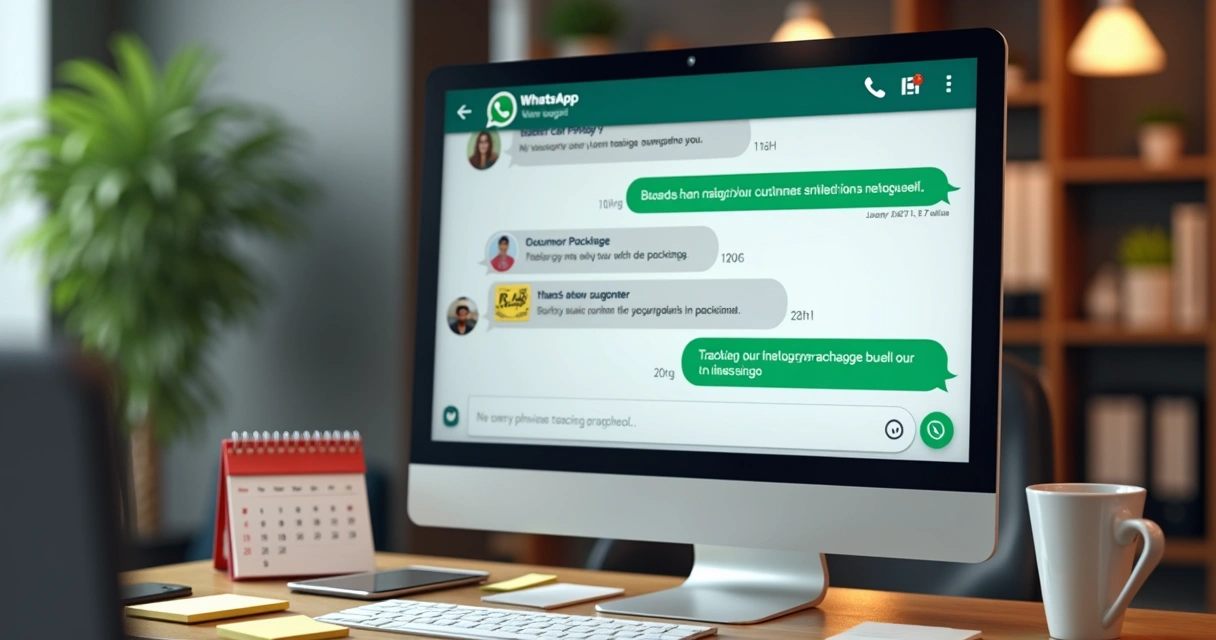 Atendente respondendo cliente dentro do painel de atendimento do WhatsApp 