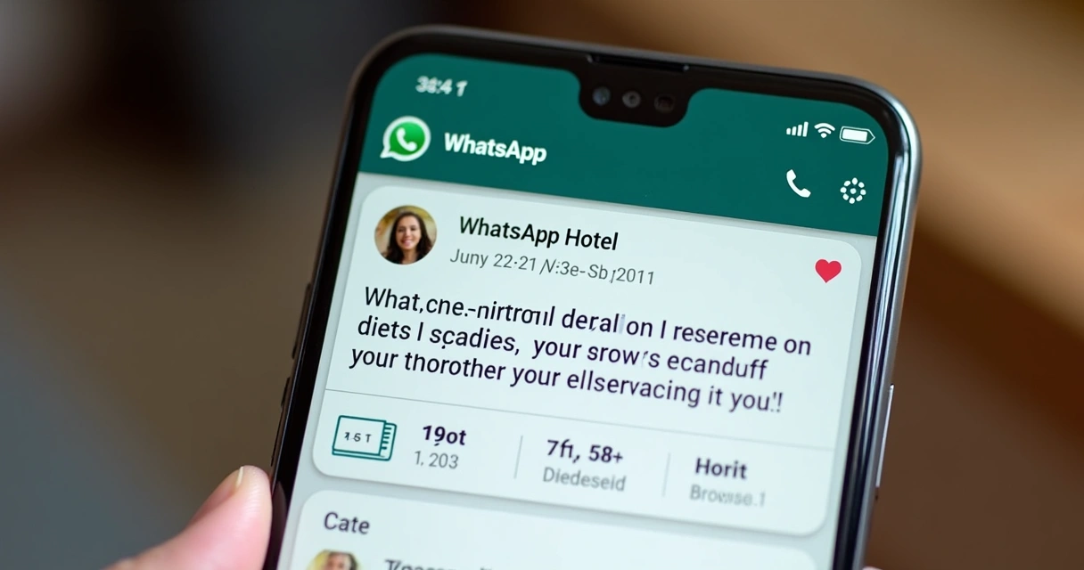 Mensagem de WhatsApp agendada para cliente de hotel antes do check-in 