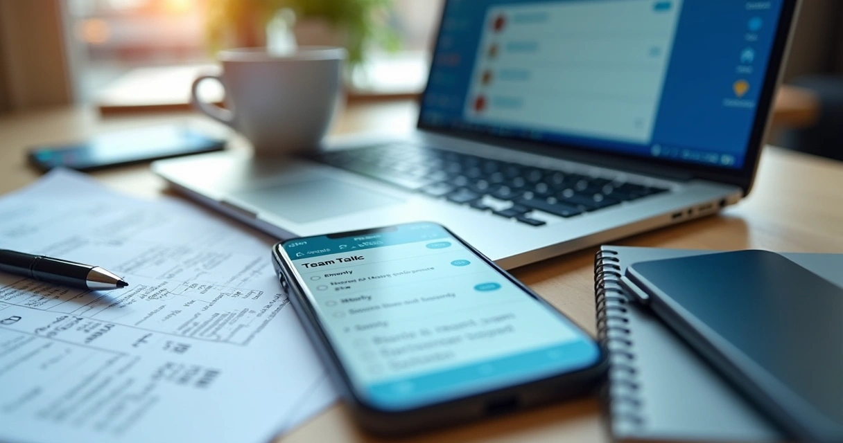 Mensagens claras em canais digitais de trabalho