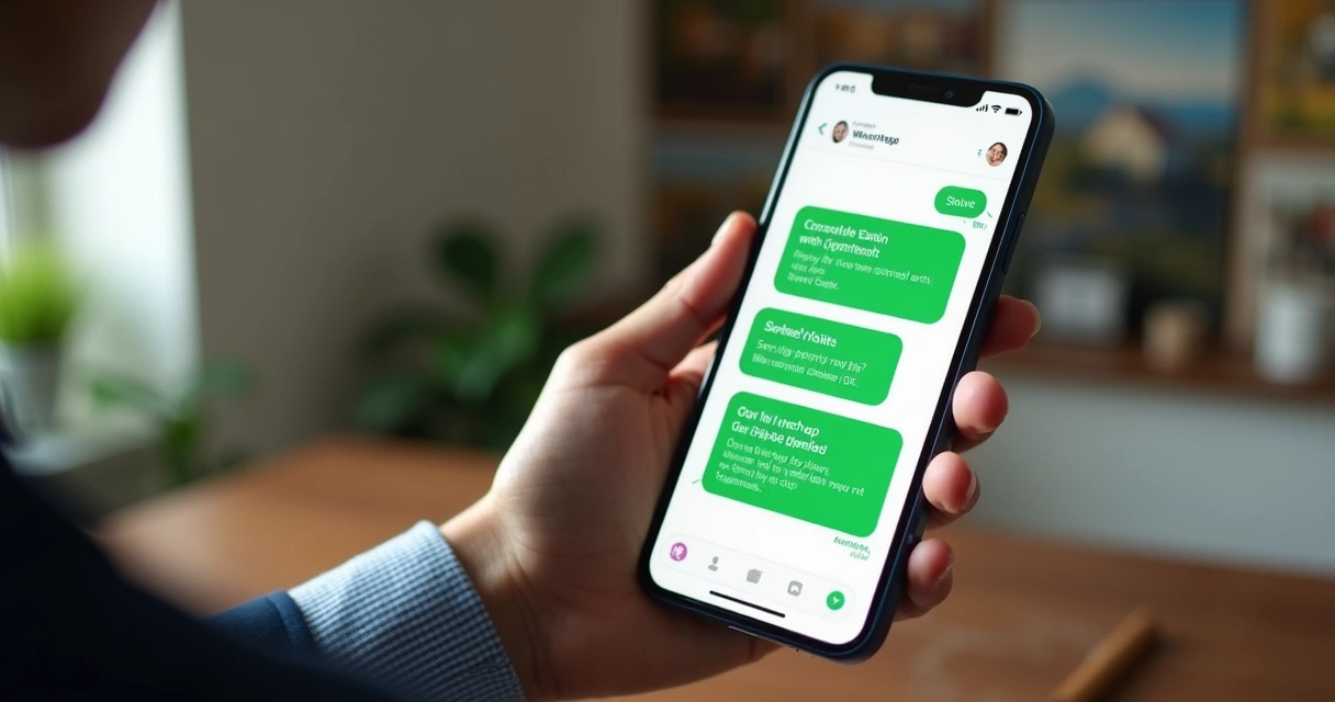 Mensagens automáticas sendo enviadas pelo WhatsApp para leads imobiliários 