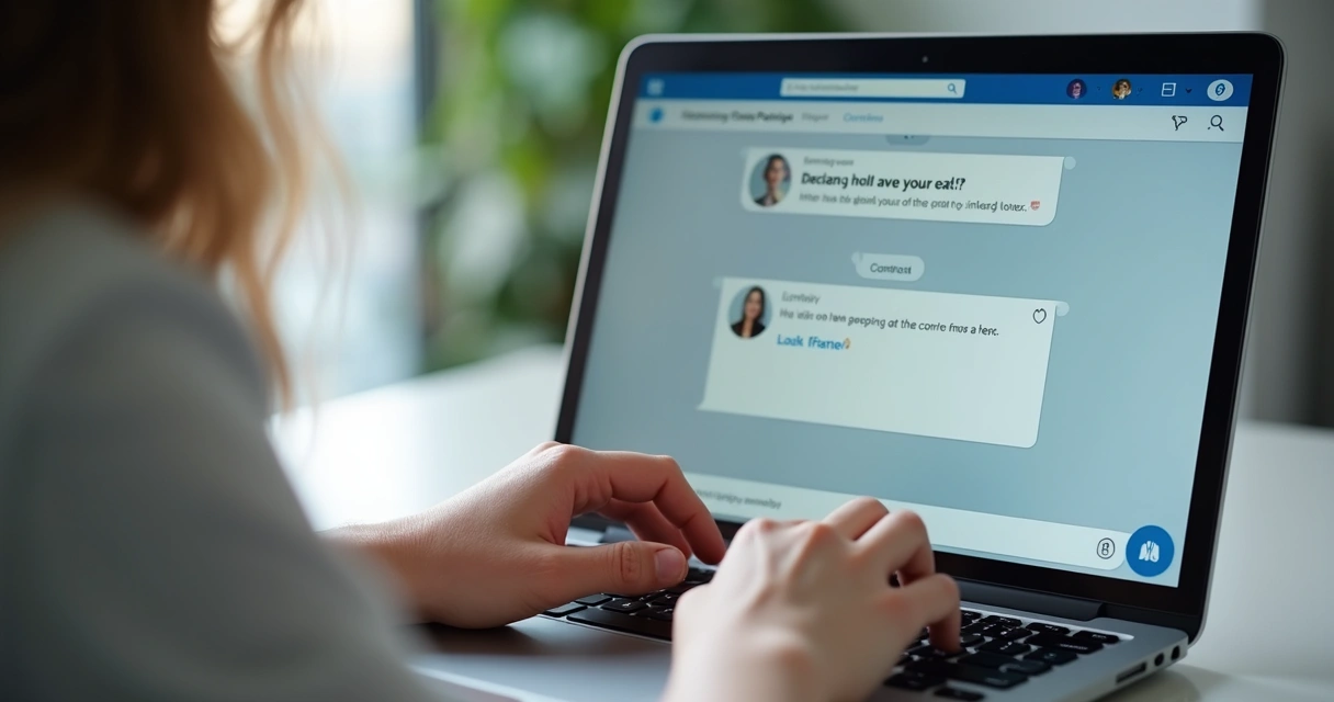 Conversa do LinkedIn com mensagens personalizadas