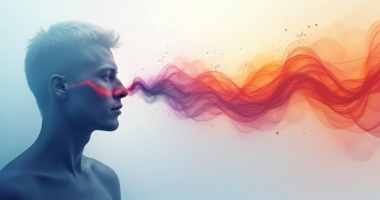 Camino entrelazado entre mente y emociones, concepto abstracto 