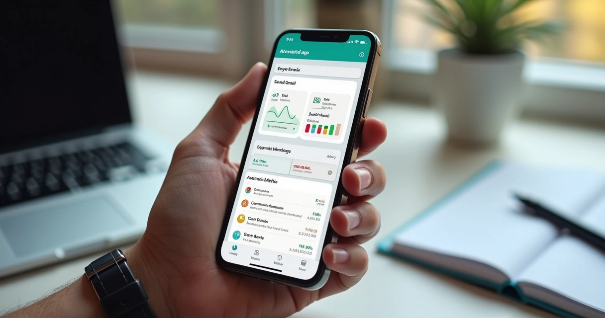 Aplicativo para mentor com funcionalidades integradas de email e gestão 