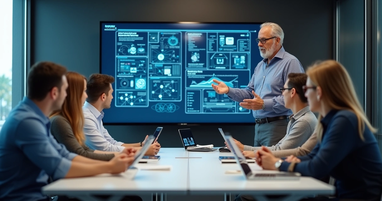 CTO mentorando equipe de tecnologia 