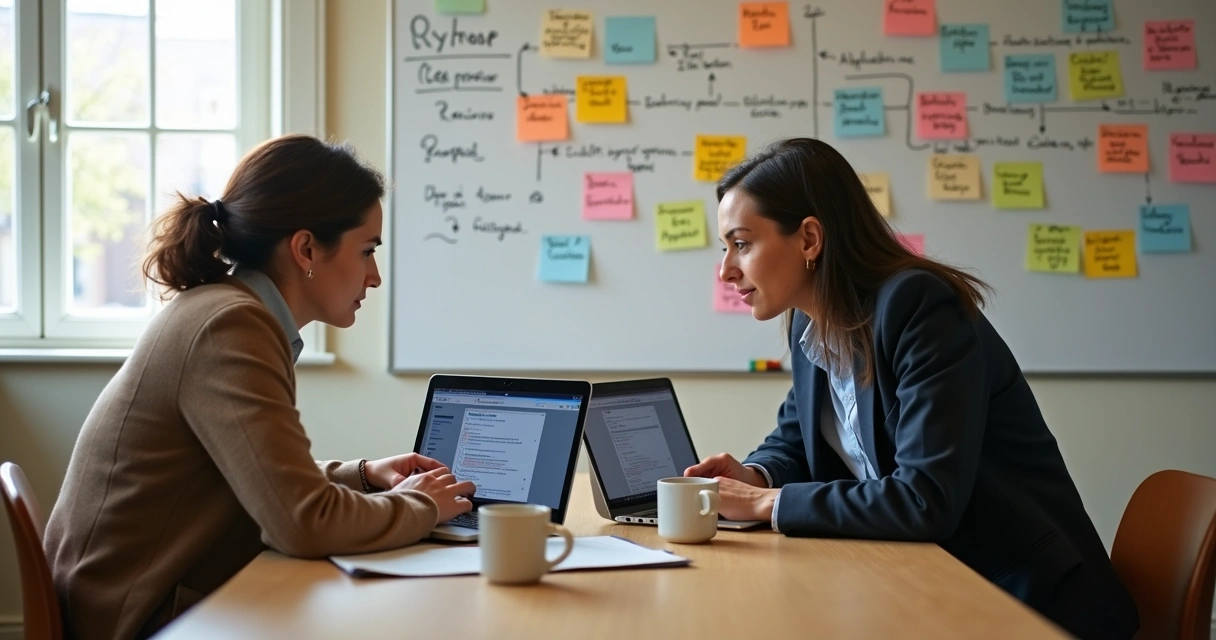 Mentoria digital entre professores em escola
