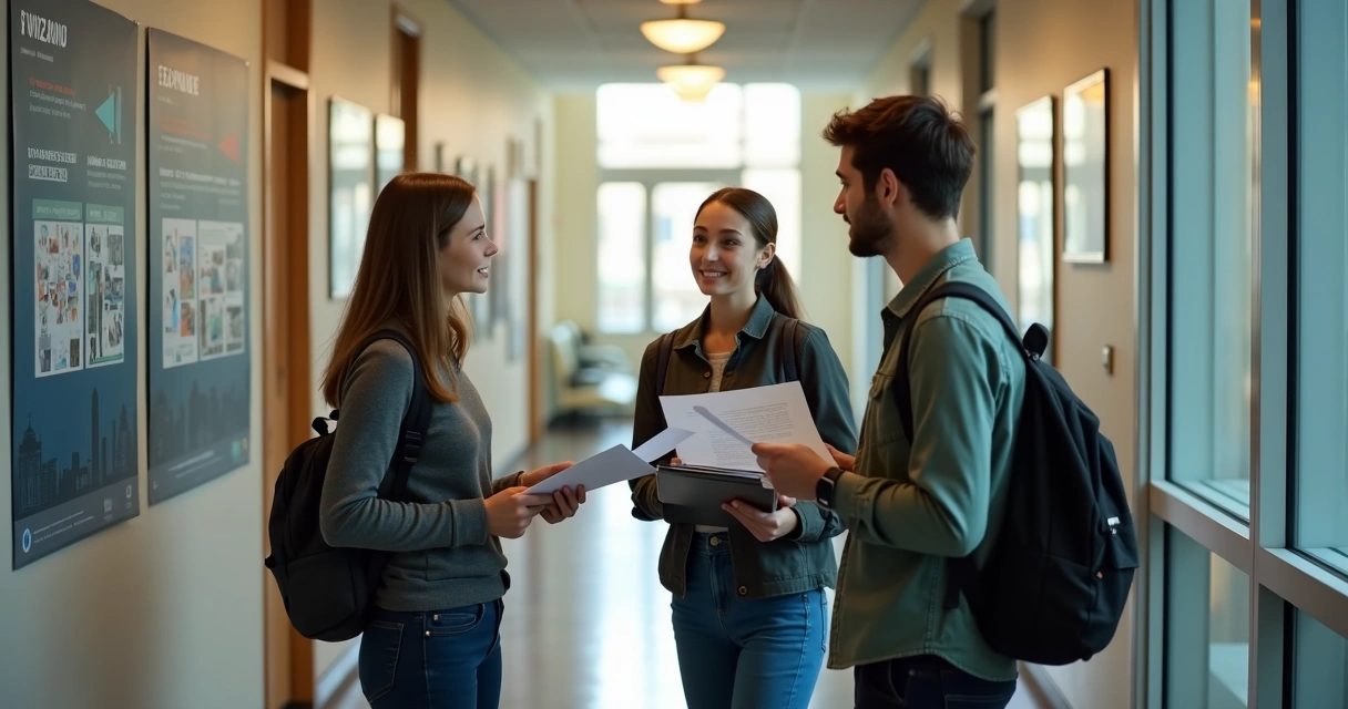 Mentoria com mulher empreendedora e professor em universidade