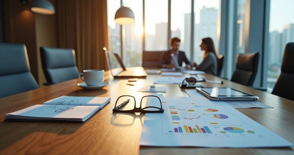 Mesa compartilhada mostrando comparação entre plano de mentoria e plano consultivo premium 