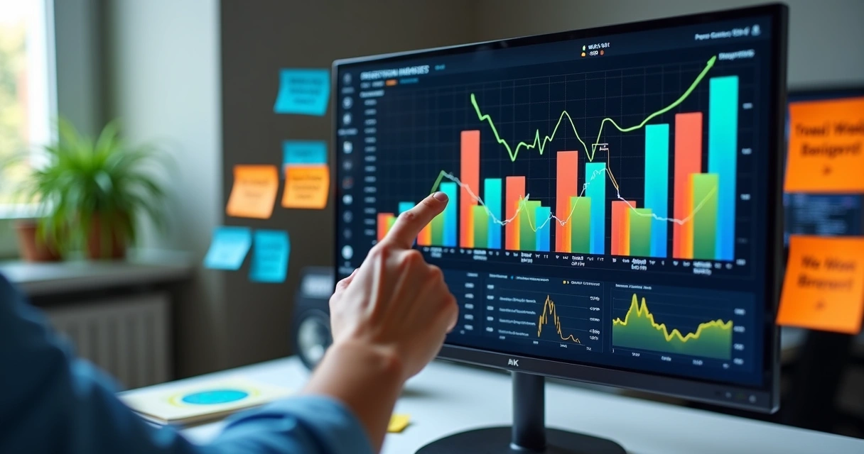 Análise gráfica com dados do mercado de previsões 