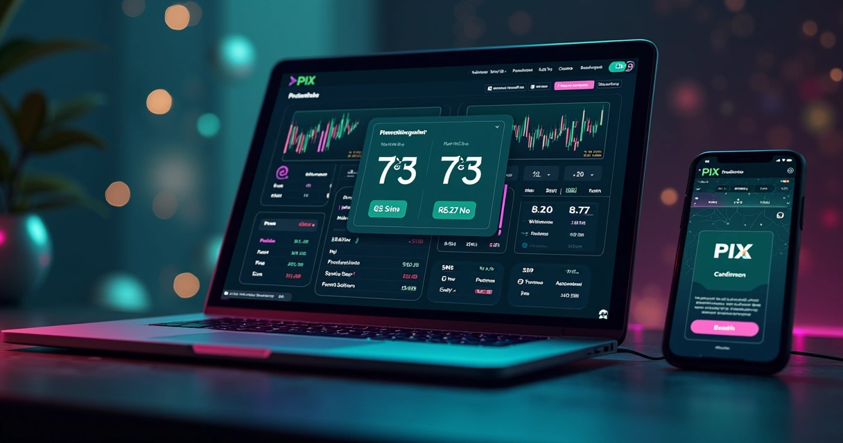 Tela com gráfico de probabilidades de Sim e Não em mercado de previsão cripto 