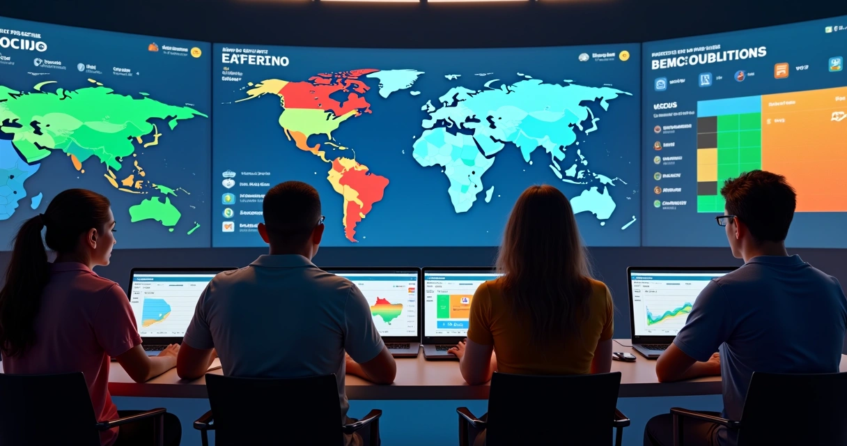 Usuários participando de um mercado de previsão digital 