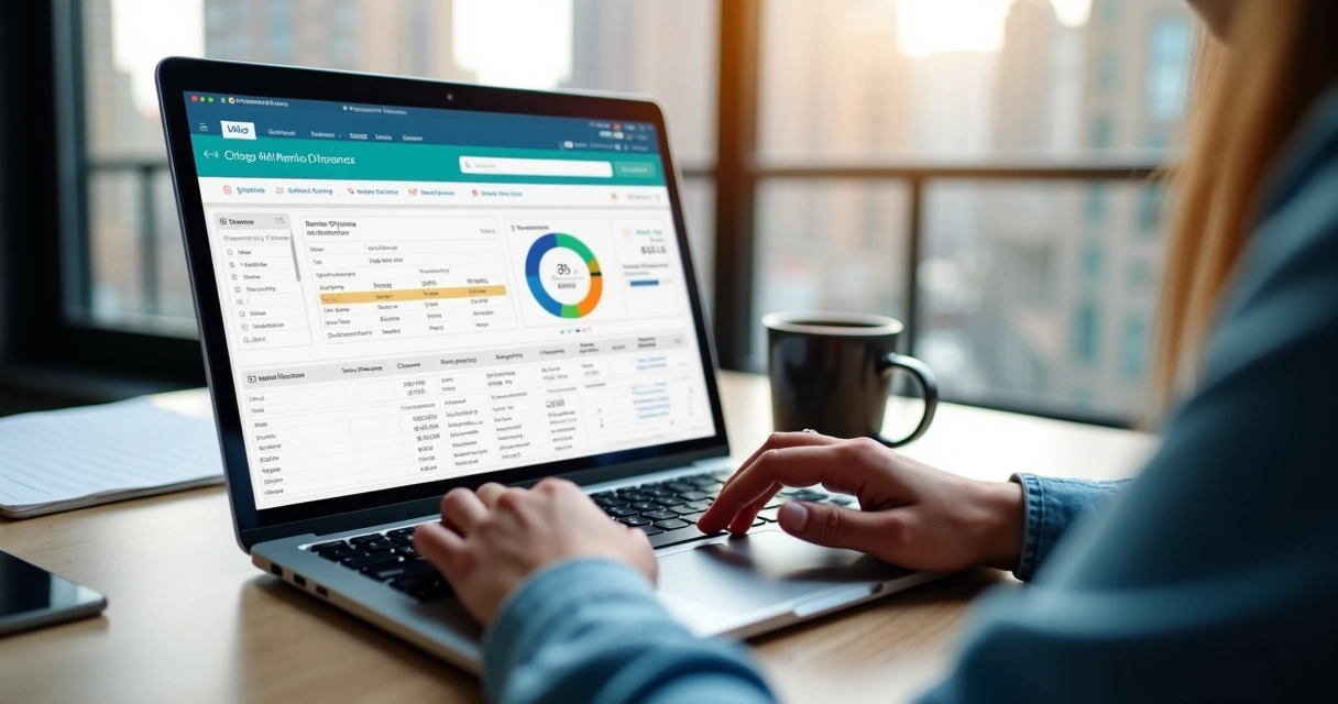 Pessoa negociando milhas com planilha no laptop 