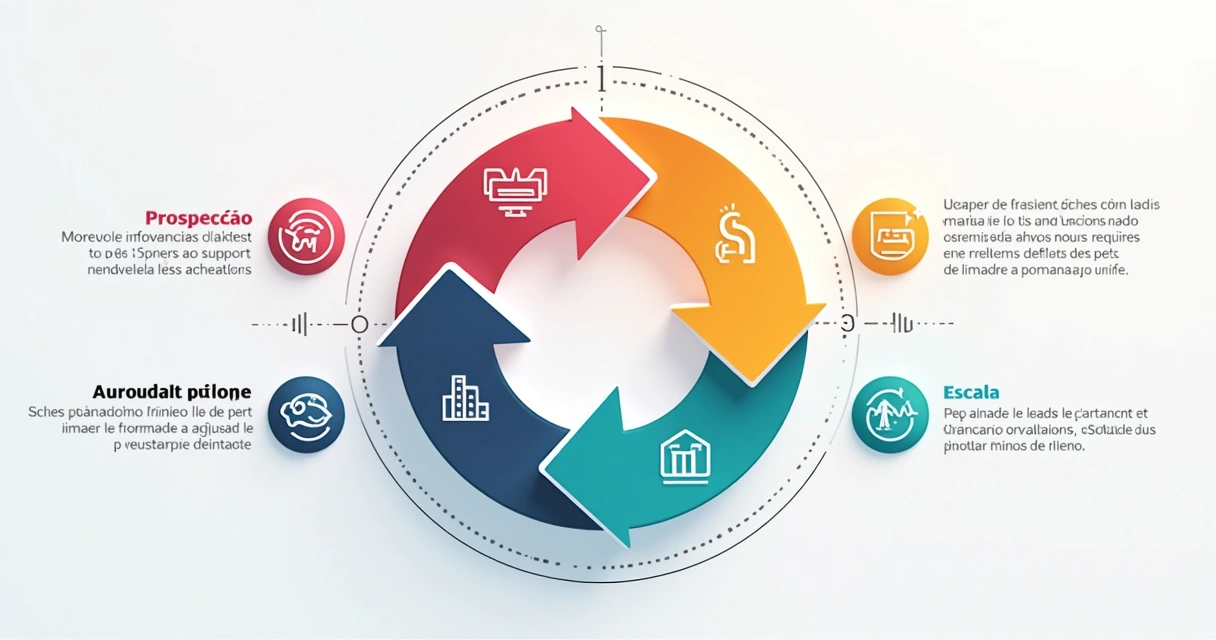 Infográfico do método P.A.C.E.® com etapas interligadas 