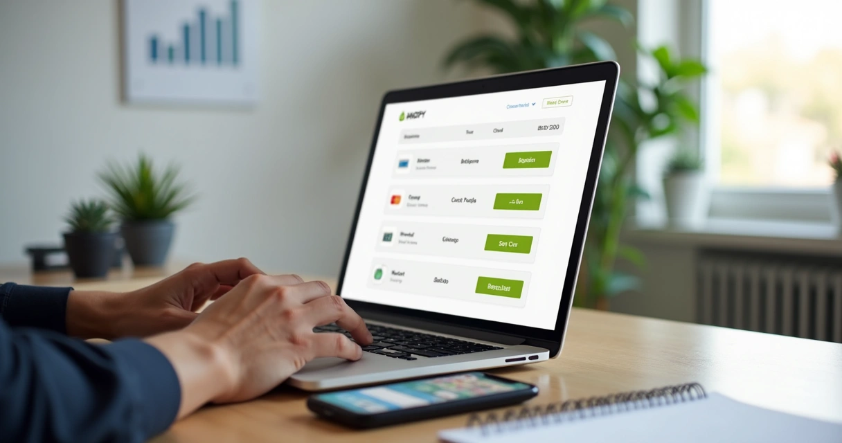 Tela de checkout de loja virtual com vários métodos de pagamento destacados 