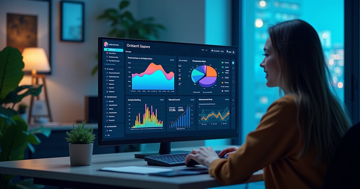 Tela de dashboard com métricas de notificações