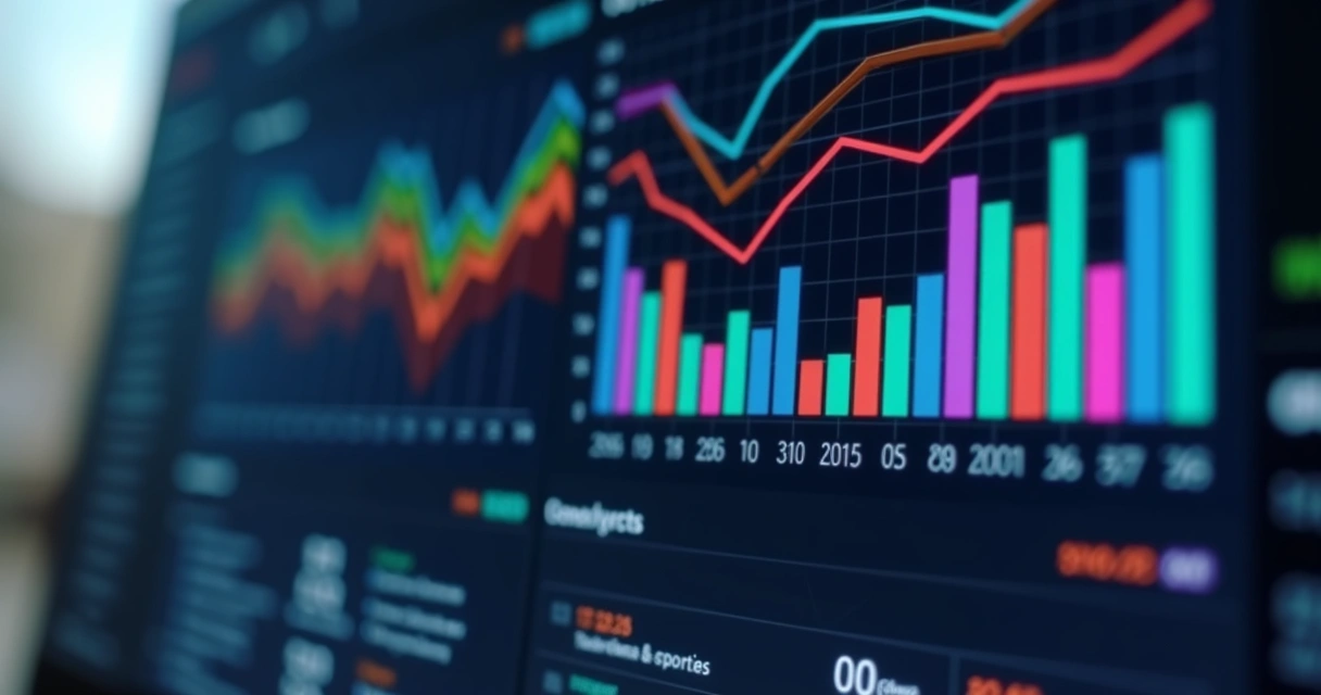 Painel de métricas com gráficos de CTR, conversão e comentários de CTAs 