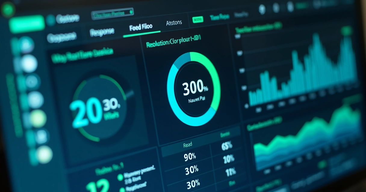 Dashboard de métricas de IA de atendimento focado em hotelaria 