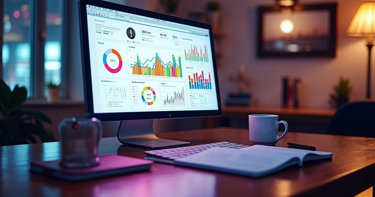 Métricas detalhadas exibidas em dashboard de Instagram profissional 