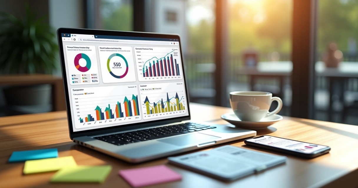 Dashboard de métricas de conteúdo avançado