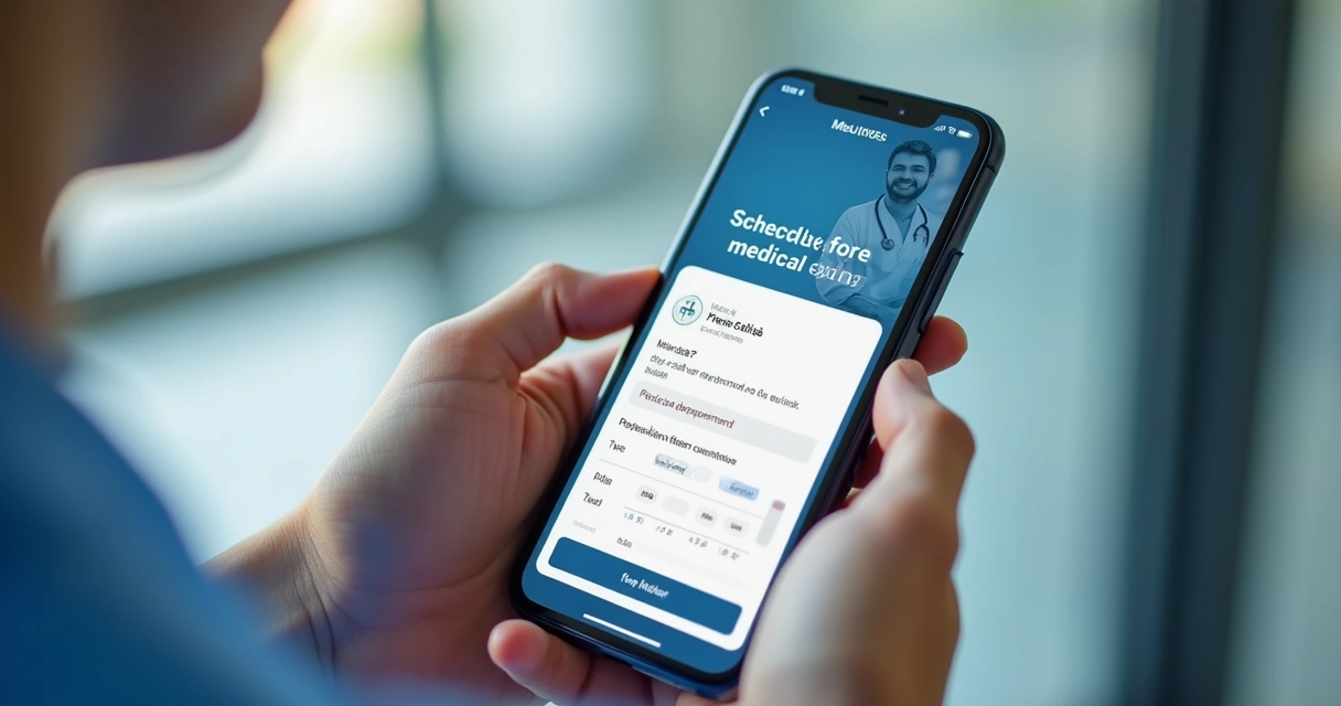 Celular aberto no app Meu INSS exibindo agendamento de perícia 