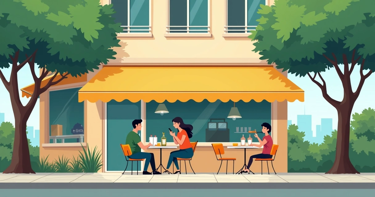 Micro influenciador grava stories mostrando cafeteria em Curitiba 