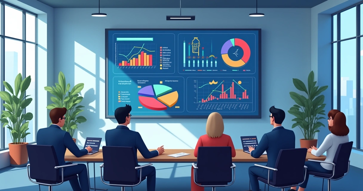 Painel digital com gráficos de microtargeting político mostrando públicos segmentados 
