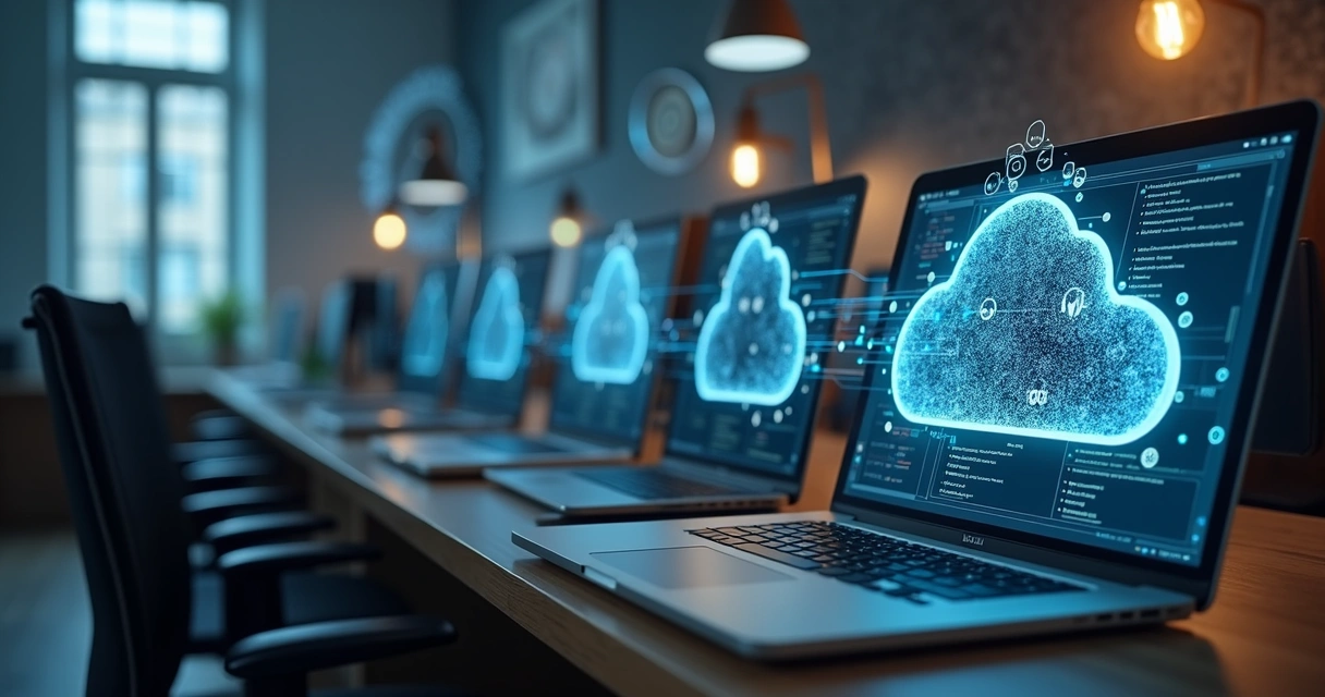 Middleware conectando sistemas antigos e modernos em uma empresa 